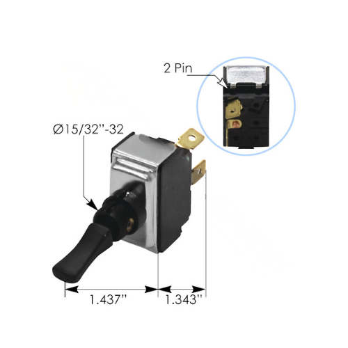 SWITCH ELÉCTRICO 2 TERMINALES