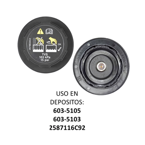 TAPÓN TANQUE 15 LBS NAVISTAR