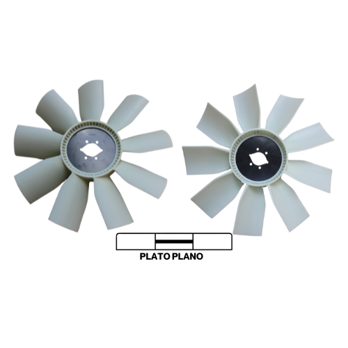 VENTILADOR PLANO OJO DE PESCADO   28X2.5X9