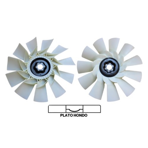 VENTILADOR TIPO FLOR    32X2.5X11