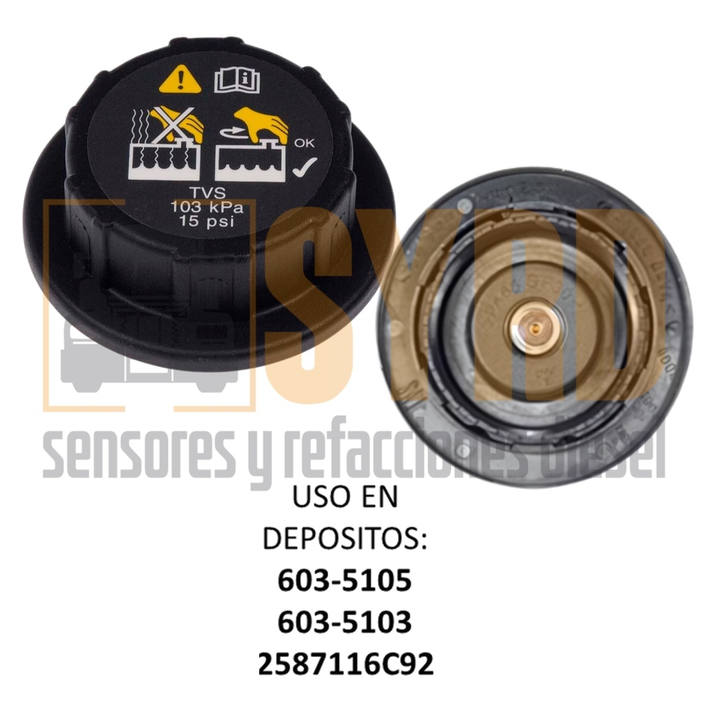 TAPON TANQUE 15 LBS NAVISTAR IMPORTADO