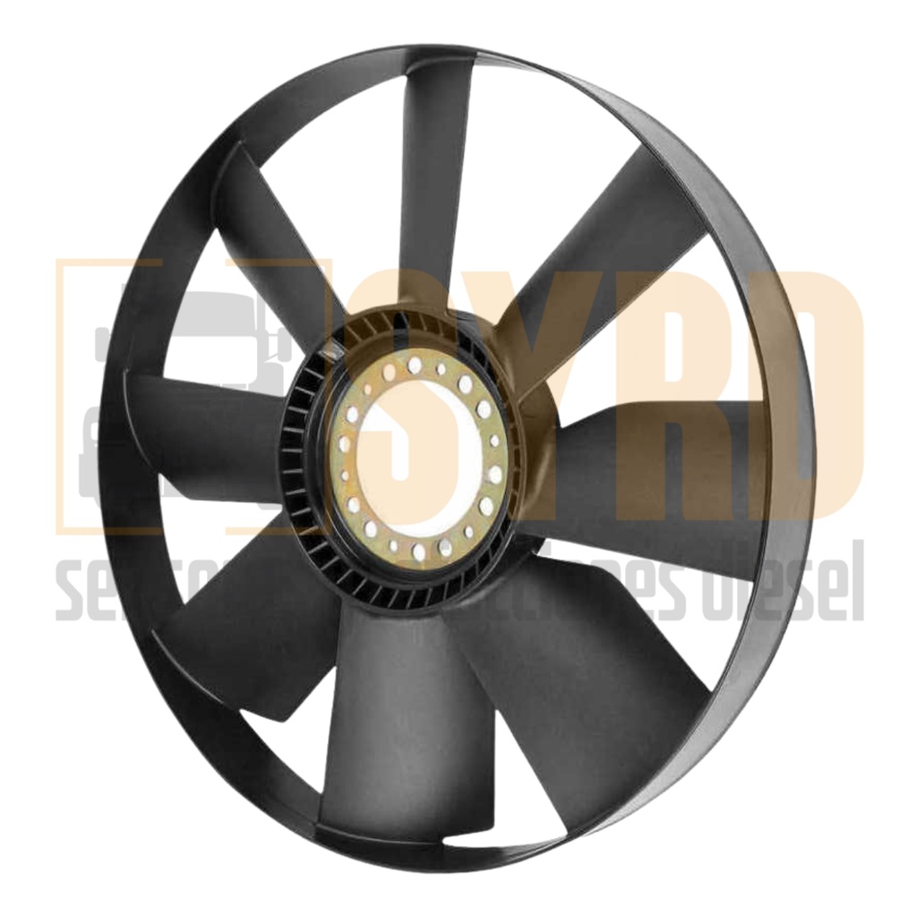 VENTILADOR OM 906 MOTOR DELANTERO 9X26X66CM IMPORTADO