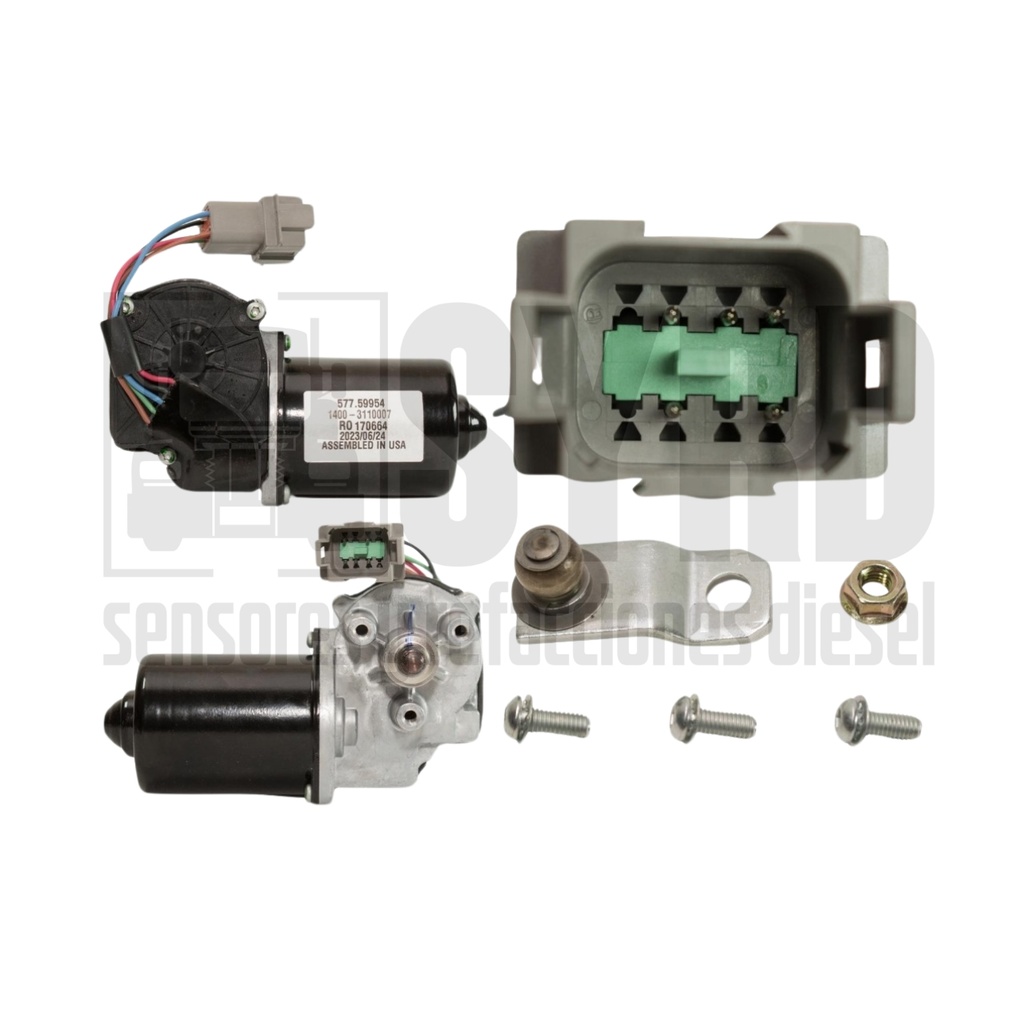 MOTOR LIMPIAPARABRISAS 5 PINES KW T700/800/2000, PET (99-08) 587 (08+)