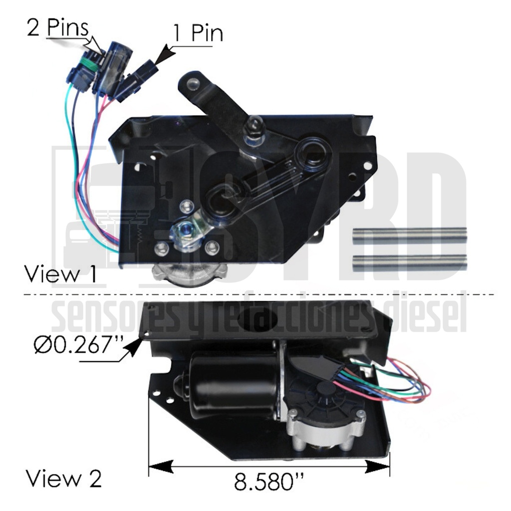 MOTOR LIMPIAPARABRISAS FREIGHTLINER