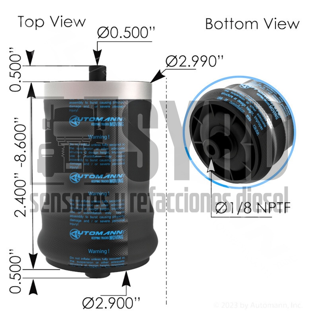 BOLSA DE CABINA CENTURY FLD120 