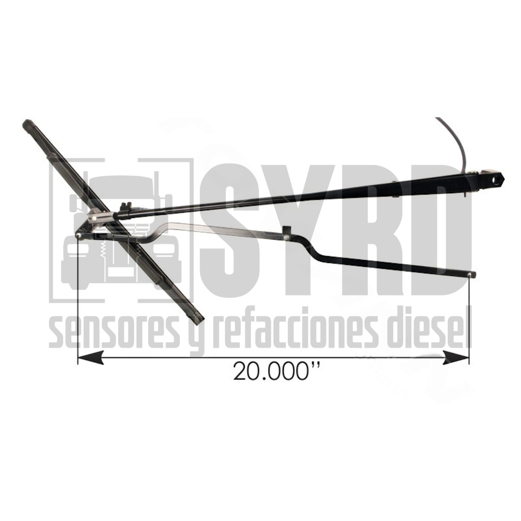 BRAZO LIMPIAPARABRISAS DERECHO KW '93-'08 T300/400/450/600/800, W900