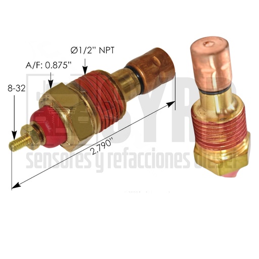 [1002-05511-37 = 1002-07005-37] SENSOR TEMPERATURA PETERBILT