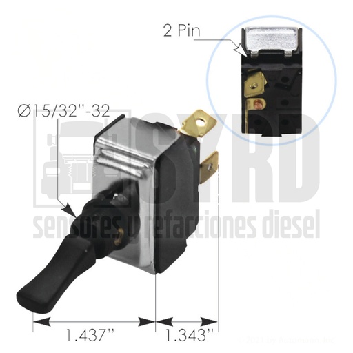 [K301-300] SWITCH ELECTRICO 2 TERMINALES 