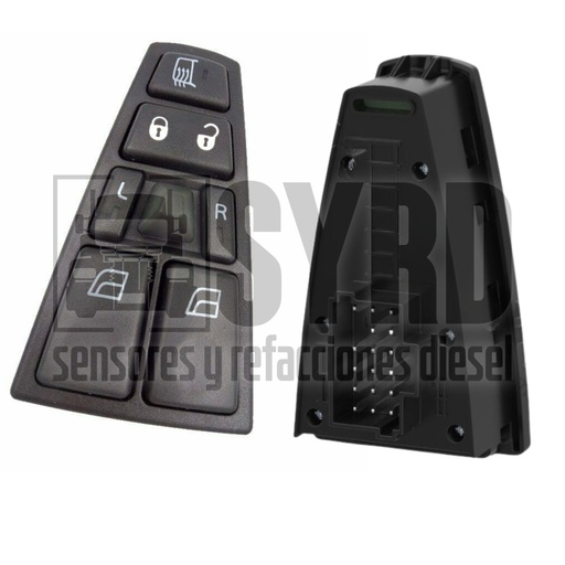 [22566510] SWITCH DE VENTANA Y ESPEJO VOLVO VNL 670 GEN2 VHD 17 PIN